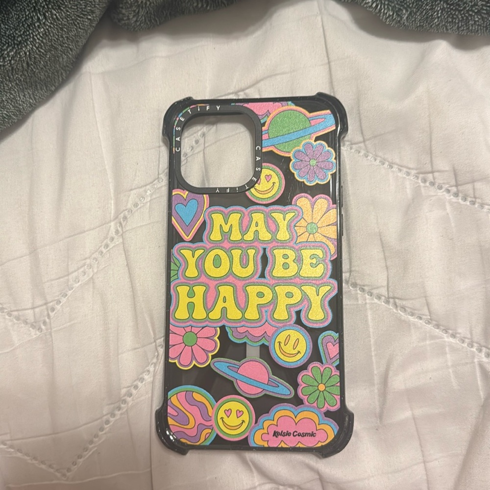 May you be happy Casetify bumper iPhone 13 pro max case